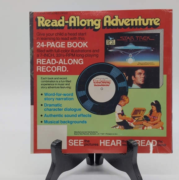 Star Trek II: The Wrath of Khan Book And Record Sealed - Picture 2 of 2